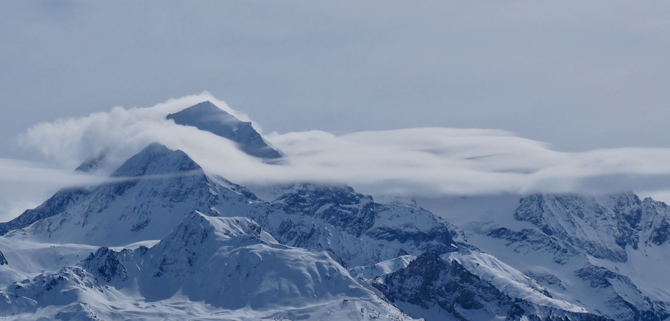 vallée de Tarentaise en hiver